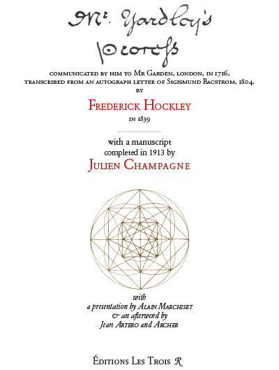 Mr. Yardley's Process — front cover