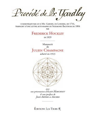 Première de couverture — Procédé de Mr. Yardley